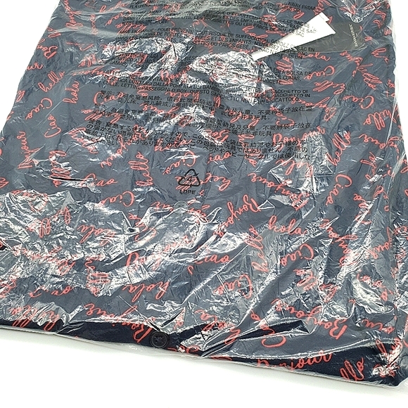 Banana Republic Navy Drapey Classic Shirt - Picture 2 of 4